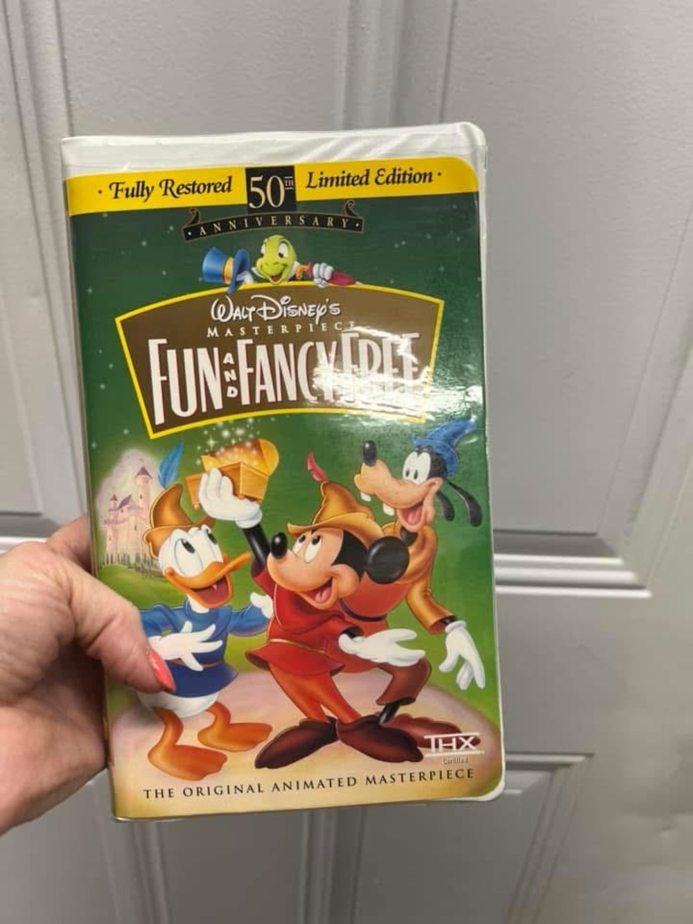 Walt Disney Fun and Fancy Free 50th Anniversary VHS - Green Cover